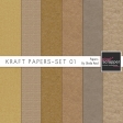 Kraft Papers-Set 01 Papers Kit