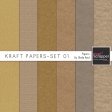 Kraft Papers-Set 01 Papers Kit