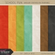 School Fun Crinkled Solid Papers Kit