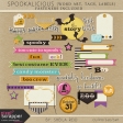 Spookalicious Word Art, Tags, And Labels Kit