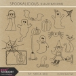 Spookalicious Illustrations Templates Kit