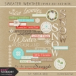 Sweater Weather Word Art And Bits Kit