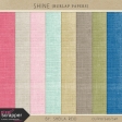 Shine Burlap Papers Kit