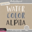 Pocket Basics 2 Watercolor Alphas