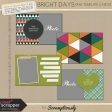 Bright Days Journal Card Template Kit