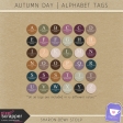 Autumn Day - Alphabet Tags