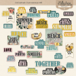 Collected Curiosities #6 Word Art Kit