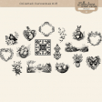 Collected Curiosities #18 Stamps Kit