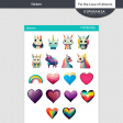 For the Love of Unicorns Stickers Kit