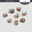 Watercolor Camera Stickers Kit