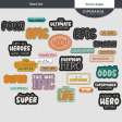 You're Super Word Art Kit