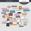 A Glam Affair Words & Tags Kit