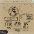 Public Discourse Word Art Kit