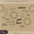 Cozy Day Word Art Kit