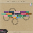 Backyard Play Word Art Kit