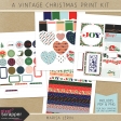 A Vintage Christmas Print Kit