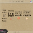 Foodie Word Art Kit