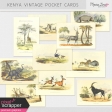 Kenya Vintage Pocket Cards Kit