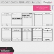 Pocket Card Templates Kit #4 - 3x4