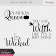 Witchy Word Art Kit