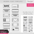 Modern Ticket Templates Kit