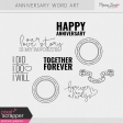 Anniversary Word Art Kit