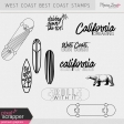 West Coast Best Coast Stamps Kit
