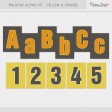 Malaysia Yellow & Orange Alphas Kit
