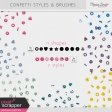 Confetti Brushes & Styles Kit