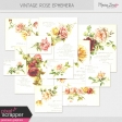 Vintage Rose Ephemera Kit