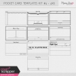 Pocket Card Templates Kit #4 - 4x6