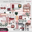The Good Life: January 2020 Tags & Stickers Kit