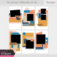 Travelers Notebook Layout Templates Kit #7