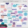 The Good Life: August 2020 Labels & Words Kit