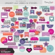 The Good Life: January 2021 Labels & Stickers Kit