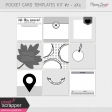 Pocket Card Templates Kit #7 - 4x4