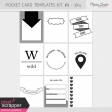 Pocket Card Templates Kit #8 - 3x4