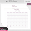 The Good Life: May 2021 Calendars Kit