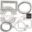 Winter Plaid Frames Kit