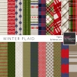 Winter Plaid Papers Kit