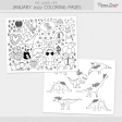 The Good Life: January 2022 Coloring Pages Kit