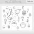 The Good Life: April 2022 Coloring Page Kit