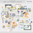 The Good Life: April 2022 Stickers & Tags Kit