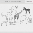 Draw It Templates Kit #7 - Animals