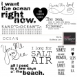 Ocean Word Art Kit