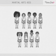 Martial Arts Kids Templates Kit