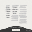 Planner Highlighter Templates