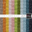 Where Flowers Bloom Glitter Sheets Kit