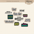 Collected Curiosites #18 Word Art Kit