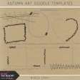 Autumn Art Doodle Templates Kit